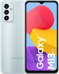 Samsung Galaxy M13, 4/128GB, Dual SIM, Light Blue цена и информация | Мобильные телефоны | pigu.lt