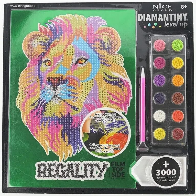 Deimantinė mozaika su cirkoniu Liūtas цена и информация | Deimantinės mozaikos | pigu.lt