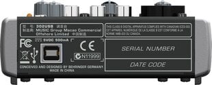 Behringer X302USB kaina ir informacija | DJ pultai | pigu.lt