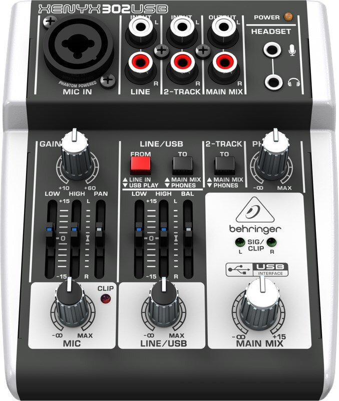 Behringer X302USB kaina ir informacija | DJ pultai | pigu.lt