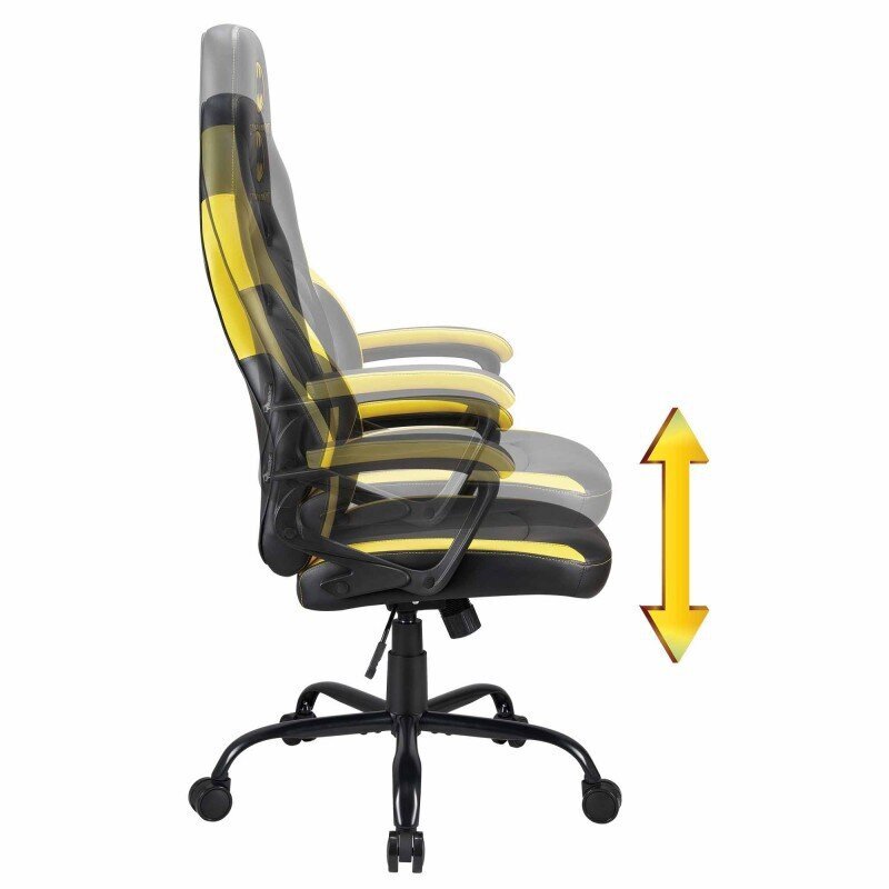 Žaidimų kėdė Subsonic Original Batman, juoda/geltona kaina ir informacija | Biuro kėdės | pigu.lt
