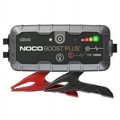 Пусковое устройство Noco GB40 Boost 12V 1000A Jump Starter со встроенной батареей 12V/USB цена и информация | Зарядные устройства для аккумуляторов | pigu.lt