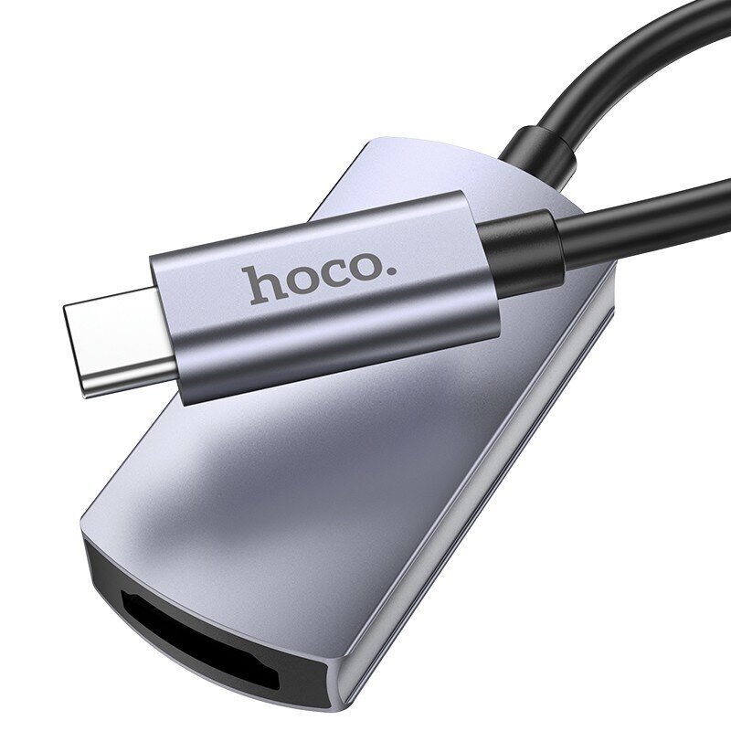 Adapteris Hoco UA20, USB-C, HDMI kaina ir informacija | Adapteriai, USB šakotuvai | pigu.lt
