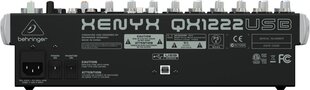 Behringer QX1222USB аудиомикшер 16 каналов цена и информация | DJ пульты | pigu.lt