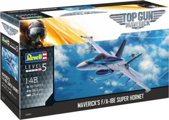 Klijavimo modelis Revell Maverick's F/A-18E, baltas kaina ir informacija | Klijuojami modeliai | pigu.lt