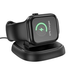 Беспроводная зарядка Hoco CW44 Wireless Charger For Apple Watch белый цена и информация | Зарядные устройства для телефонов | pigu.lt