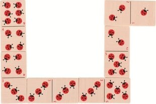 Domino žaidimas Goki Ladybirds kaina ir informacija | Stalo žaidimai, galvosūkiai | pigu.lt