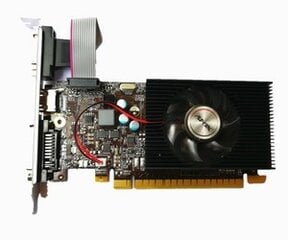 AFOX GeForce GT730 4GB DDR3 128Bit DVI HDMI VGA LP Fan (AF730-4096D3L5) kaina ir informacija | Vaizdo plokštės (GPU) | pigu.lt