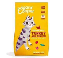 Edgard & Cooper suaugusioms katėms su kalakutiena ir vištiena, 325 g kaina ir informacija | Sausas maistas šunims | pigu.lt