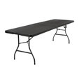Sulankstomas stalas Tonro 180 cm, juodas