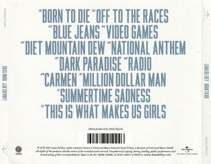 CD Lana Del Rey - Born To Die цена и информация | Виниловые пластинки, CD, DVD | pigu.lt