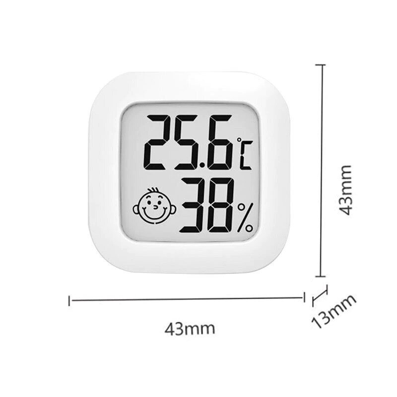 Higrometras LCD MINI kaina ir informacija | Meteorologinės stotelės, termometrai | pigu.lt