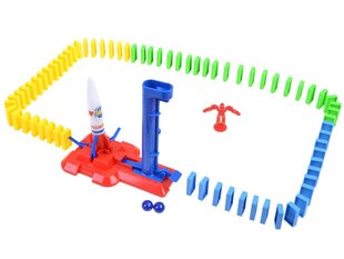 Žaislas kosmoso domino raketa kaina ir informacija | Konstruktoriai ir kaladėlės | pigu.lt