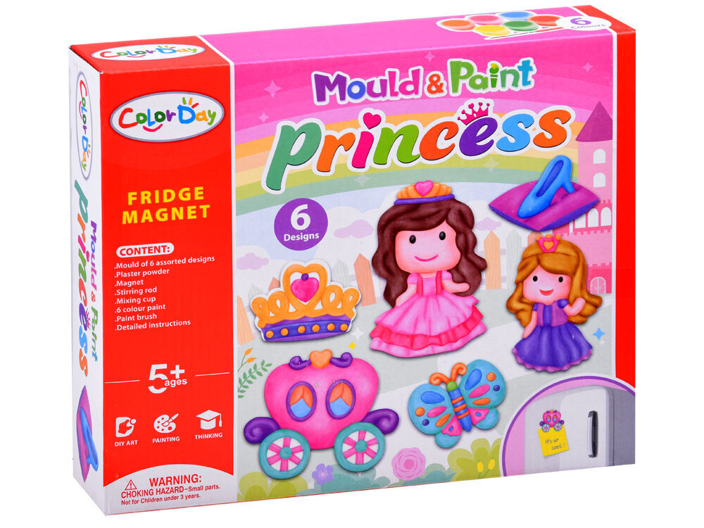 Kūrybinis magnetų rinkinys Princesės kaina ir informacija | Lavinamieji žaislai | pigu.lt