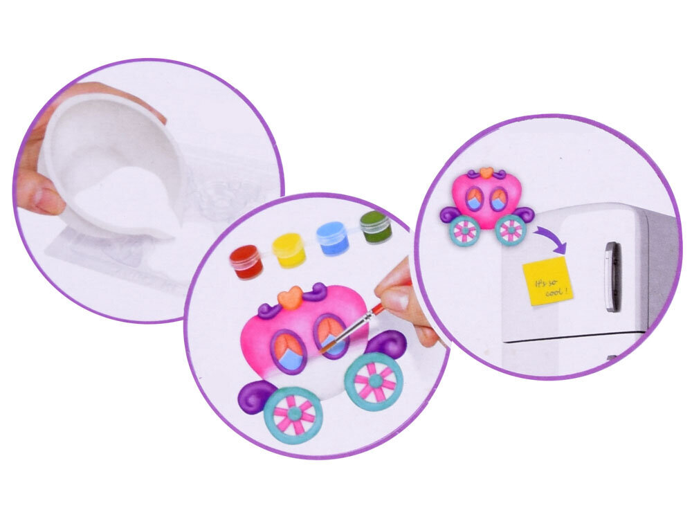 Kūrybinis magnetų rinkinys Princesės kaina ir informacija | Lavinamieji žaislai | pigu.lt