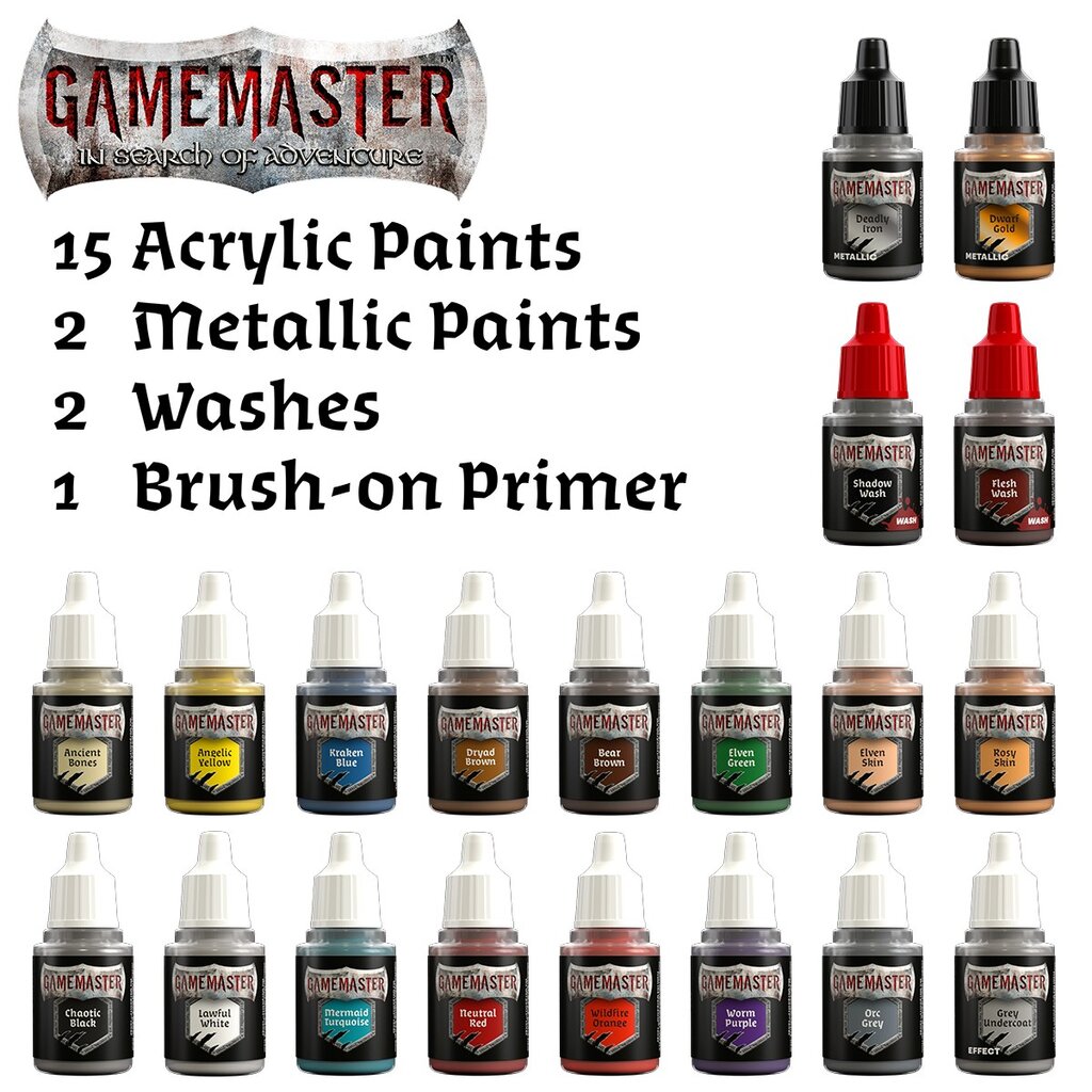 Nuspalvinamos figūrėlės The Army Painter - Character Starter Paint Set цена и информация | Žaislai berniukams | pigu.lt