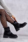 Aulinukai moterims Black Gritta 22021H, juodi kaina ir informacija | Aulinukai, ilgaauliai batai moterims | pigu.lt