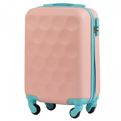 Mažas vaikiškas lagaminas Wings kd02 xs, rožinis цена и информация | Чемоданы, дорожные сумки | pigu.lt