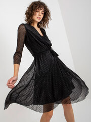 Женское черное коктейльное платье цена и информация | Платья | pigu.lt