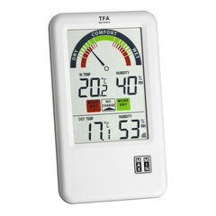 Беспроводной термогигрометр с рекомендацией по вентиляции BEL-AIR TFA 30.3045.IT цена и информация | Метеорологические станции, термометры | pigu.lt