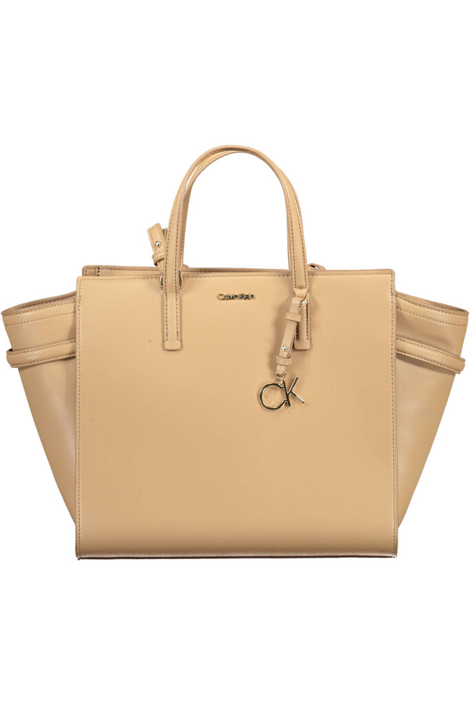 Moteriška rankinė Calvin Klein K60K610171_BEIGE_GEZ-8719856921620, smėlio цена и информация | Moteriškos rankinės | pigu.lt