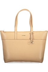 Moteriška rankinė Calvin Klein K60K609860_BEIGE_GEZ-8720107273443, ruda kaina ir informacija | Moteriškos rankinės | pigu.lt