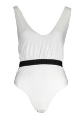 Maudymosi kostiumėlis moterims Karl Lagerfeld Beachwear KL22WOP03_BIANCO_WHITE-8057502623840, baltas kaina ir informacija | Maudymosi kostiumėliai | pigu.lt