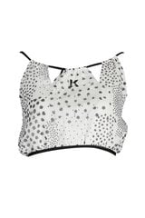 Palaidinė moterims Karl Lagerfeld Beachwear KL22WCU08, balta kaina ir informacija | Palaidinės, marškiniai moterims | pigu.lt