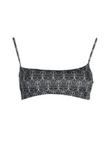 Bikini viršutinė dalis moterims Karl Lagerfeld Beachwear KL22WTP14_NERO_BLACK-8057502626285, juoda kaina ir informacija | Maudymosi kostiumėliai | pigu.lt