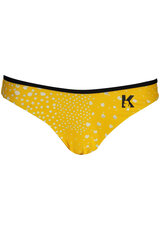 Bikini kelnaitės moterims Karl Lagerfeld Beachwear KL22WBT21_GIALLO_YELLOW-8057502628364, geltonos kaina ir informacija | Maudymosi kostiumėliai | pigu.lt