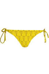 Bikini kelnaitės moterims Karl Lagerfeld Beachwear KL22WBT13_GIALLO_YELLOW-8057502626049, geltonos kaina ir informacija | Maudymosi kostiumėliai | pigu.lt