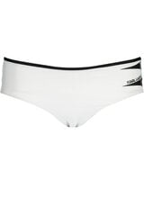 Bikini kelnaitės moterims Karl Lagerfeld Beachwear KL22WBT12_BIANCO_WHITE-8057502625592, baltos kaina ir informacija | Maudymosi kostiumėliai | pigu.lt