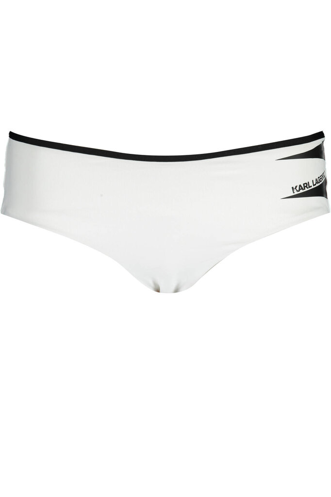 Bikini kelnaitės moterims Karl Lagerfeld Beachwear KL22WBT12_BIANCO_WHITE-8057502625592, baltos цена и информация | Maudymosi kostiumėliai | pigu.lt