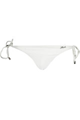 Bikini kelnaitės moterims Karl Lagerfeld Beachwear KL22WBT03_BIANCO_WHITE-8057502623123, baltos kaina ir informacija | Maudymosi kostiumėliai | pigu.lt