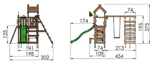 Žaidimo aikštelė Jungle Gym Teepee 1-Climb kaina ir informacija | Vaikų žaidimų nameliai | pigu.lt