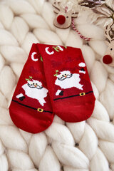 Kalėdinės kojinės vaikams Santa Claus Cosas 23034-222 цена и информация | Носки, колготки для девочек | pigu.lt