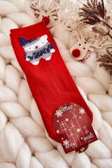 Kalėdinės kojinės vaikams 23056-242 цена и информация | Носки, колготки для девочек | pigu.lt