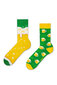 Kojinės moterims ir vyrams, geltonos цена и информация | Moteriškos kojinės | pigu.lt