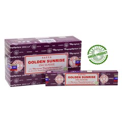 Smilkalų lazdelės Golden Sunrise, Satya, 15g kaina ir informacija | Namų kvapai | pigu.lt