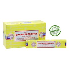 Smilkalų lazdelės Divine Blessings, Satya, 15g kaina ir informacija | Namų kvapai | pigu.lt