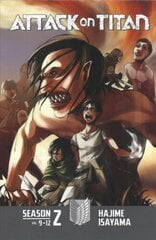 Attack On Titan Season 2 Manga Box Set цена и информация | Фантастика, фэнтези | pigu.lt