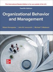 ISE Organizational Behavior and Management 12th edition цена и информация | Книги по экономике | pigu.lt