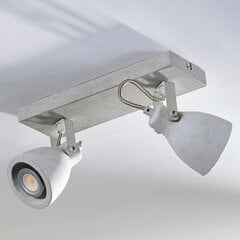 Dviejų lempučių LED prožektorius Kadiga pagamintas iš betono, GU10 kaina ir informacija | Lubiniai šviestuvai | pigu.lt