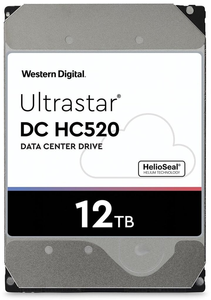 Western Digital Ultrastar He12 3.5" 12000 GB SATA III kaina ir informacija | Vidiniai kietieji diskai (HDD, SSD, Hybrid) | pigu.lt