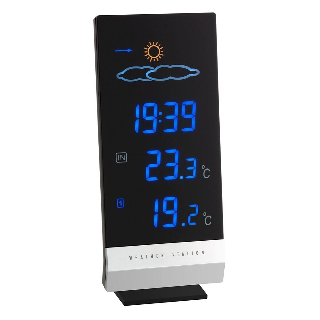 Bevielė orų stotelė su spalvotu ekranu ir žadintuvu TFA Lumax цена и информация | Meteorologinės stotelės, termometrai | pigu.lt