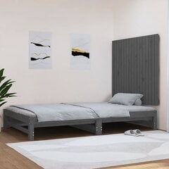 Sieninis galvūgalis vidaXL, 108x3x90cm, pilkas цена и информация | Кровати | pigu.lt