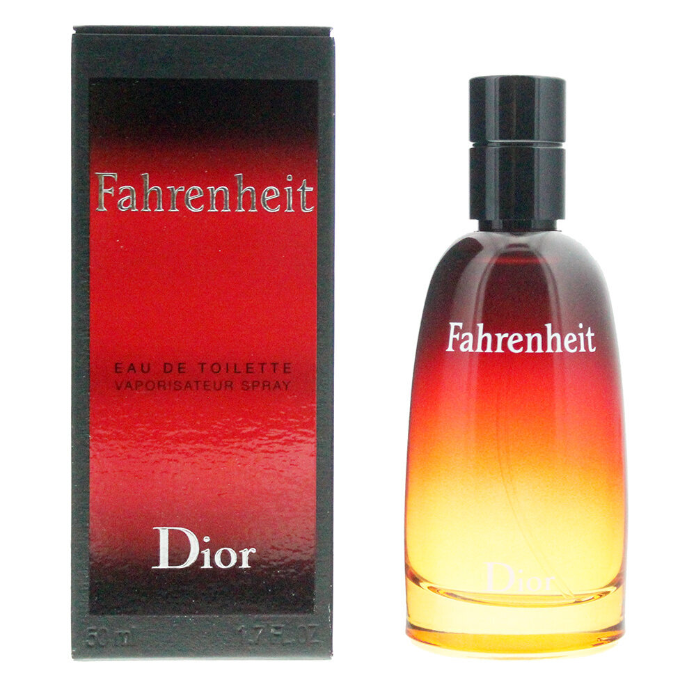 Tualetinis vanduo Dior Fahrenheit EDT vyrams 50 ml цена и информация | Kvepalai vyrams | pigu.lt