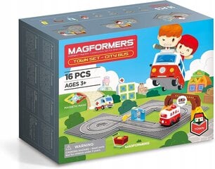 Магнитный конструктор Magformers Город, 16 деталей цена и информация | Конструкторы и кубики | pigu.lt