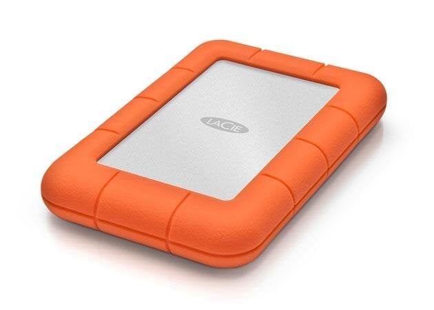 Išorinis diskas LaCie Rugged Mini 2.5'' 1TB USB3, Atsparus sukrėtimams kaina ir informacija | Išoriniai kietieji diskai (SSD, HDD) | pigu.lt