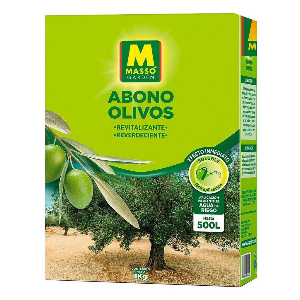 Neorganinės alyvmedžio trąšos Massó 1 kg kaina ir informacija | Birios trąšos | pigu.lt